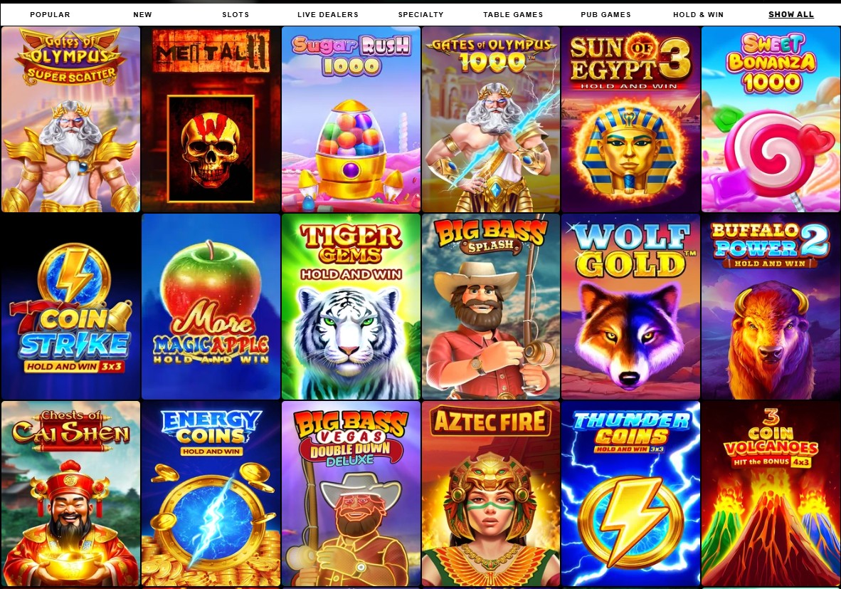 The Pokies Net lobby